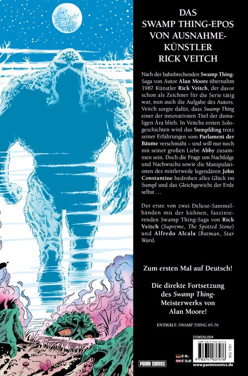Produktbild: Die Saga von Swamp Thing (Deluxe Edition)