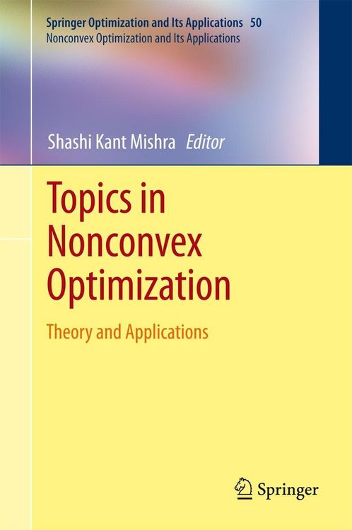 Produktbild: Topics in Nonconvex Optimization