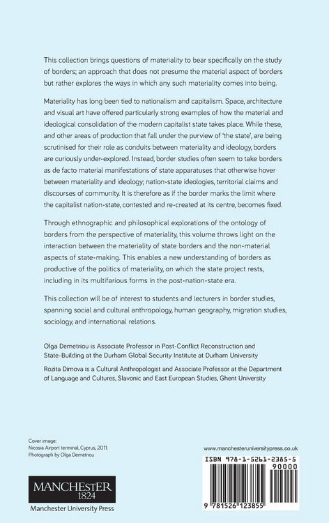 Produktbild: The political materialities of borders