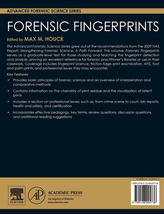 Produktbild: Forensic Fingerprints