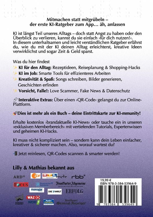 Produktbild: KI-doof - Der weltweit erste interaktive KI-Ratgeber &ndash; verst&auml;ndlich, praxisnah & mit Zugang zur eigenen Online-Plattform: der exklusiven KI-mmunity.