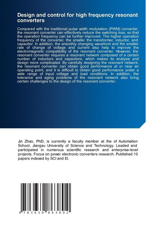 Produktbild: Design and control for high frequency resonant converters