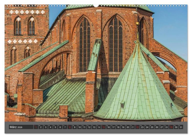 Produktbild: Die Hansestadt L&uuml;beck (hochwertiger Premium Wandkalender 2026 DIN A2 quer), Kunstdruck in Hochglanz