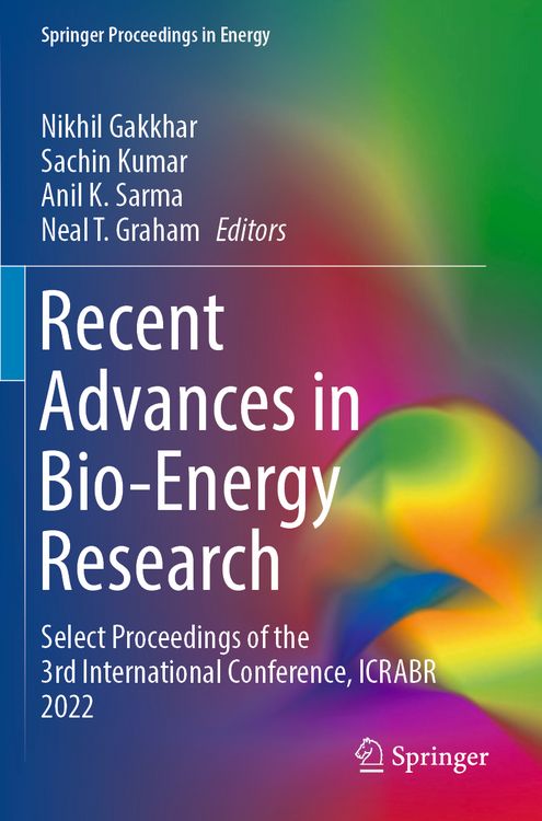 Produktbild: Recent Advances in Bio-Energy Research