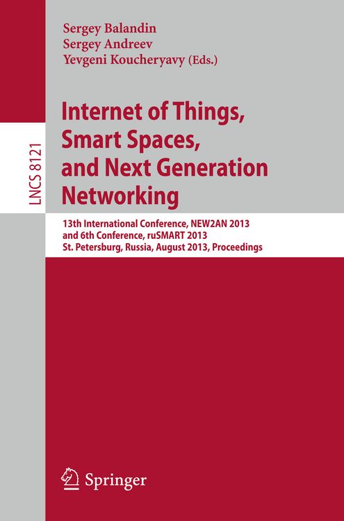 Produktbild: Internet of Things, Smart Spaces, and Next Generation Networking