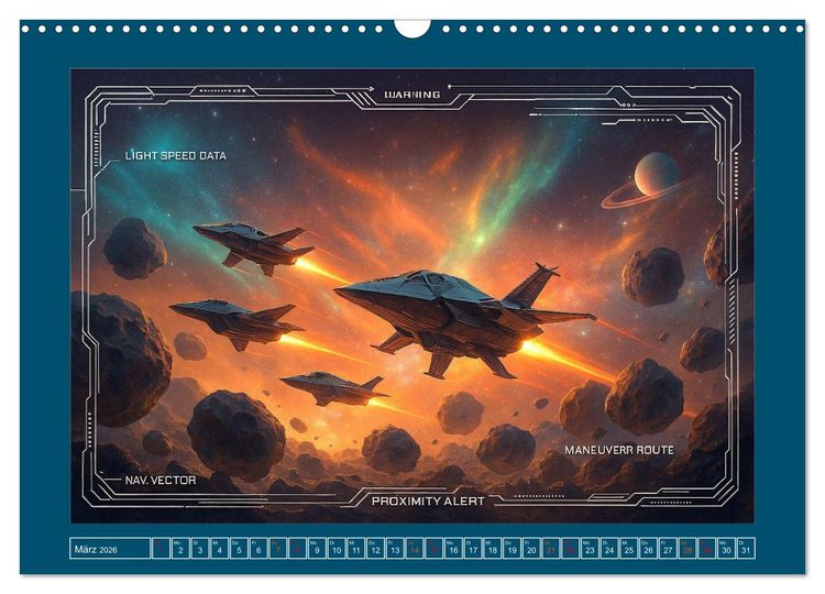 Produktbild: Intelligente Alientechnik (Wandkalender 2026 DIN A3 quer), CALVENDO Monatskalender