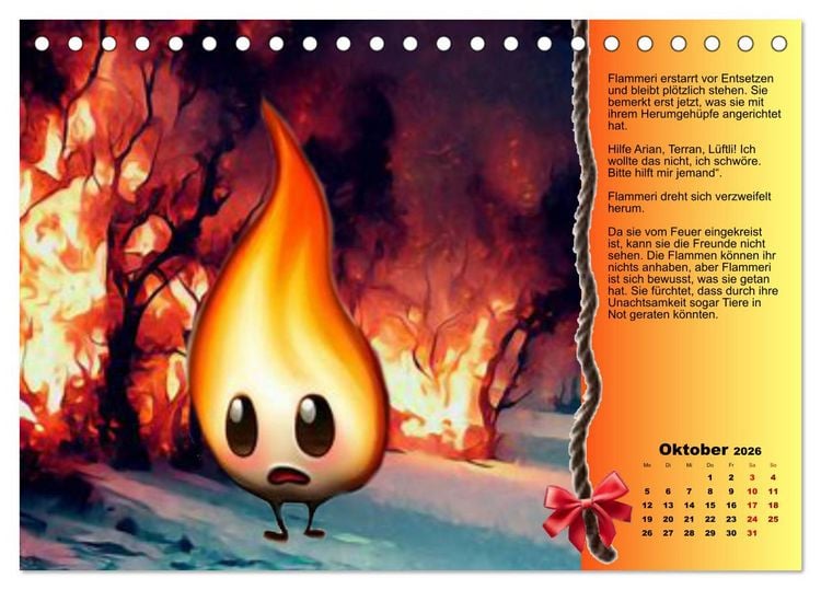 Produktbild: Missgeschick und Gl&uuml;ck (Tischkalender 2026 DIN A5 quer), CALVENDO Monatskalender