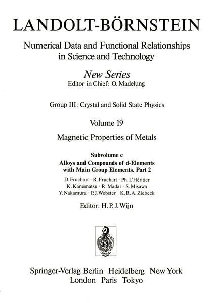 Produktbild: Alloys and Compounds of d-Elements with Main Group Elements. / Legierungen und Verbindungen von d-Elementen mit Elementen der Hauptgruppen.