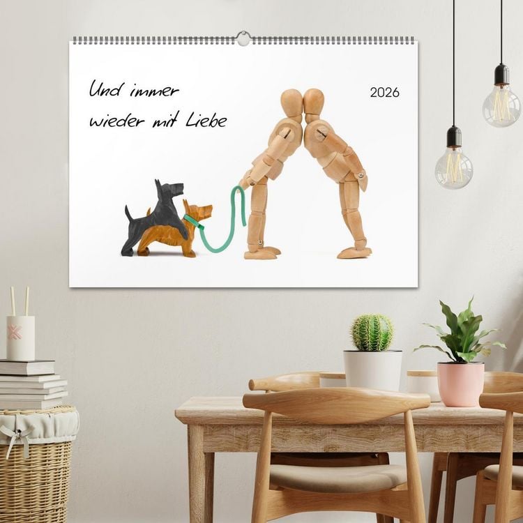 Produktbild: Und immer wieder mit Liebe (Wandkalender 2026 DIN A2 quer), CALVENDO Monatskalender