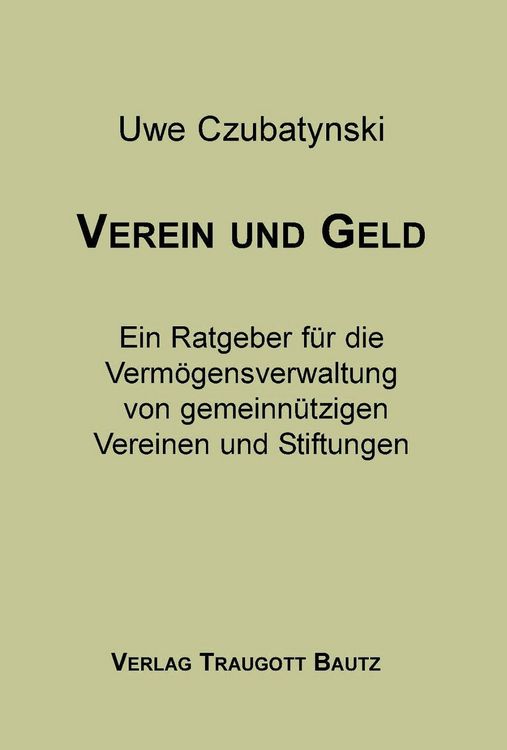 Produktbild: Verein und Geld