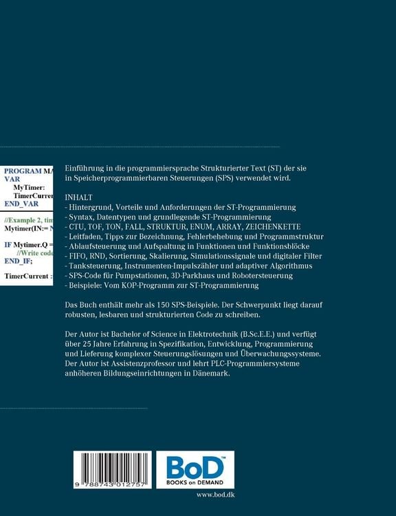 Produktbild: SPS Programmierung mit Strukturierter Text (ST), V3