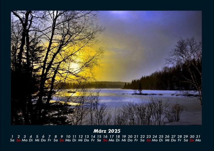 Produktbild: Tag am See 2025 Fotokalender DIN A4