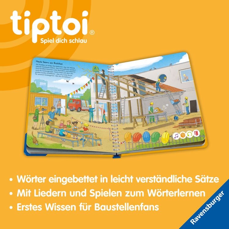Produktbild: Tiptoi® Mein Wörter-Bilderbuch - Baustelle