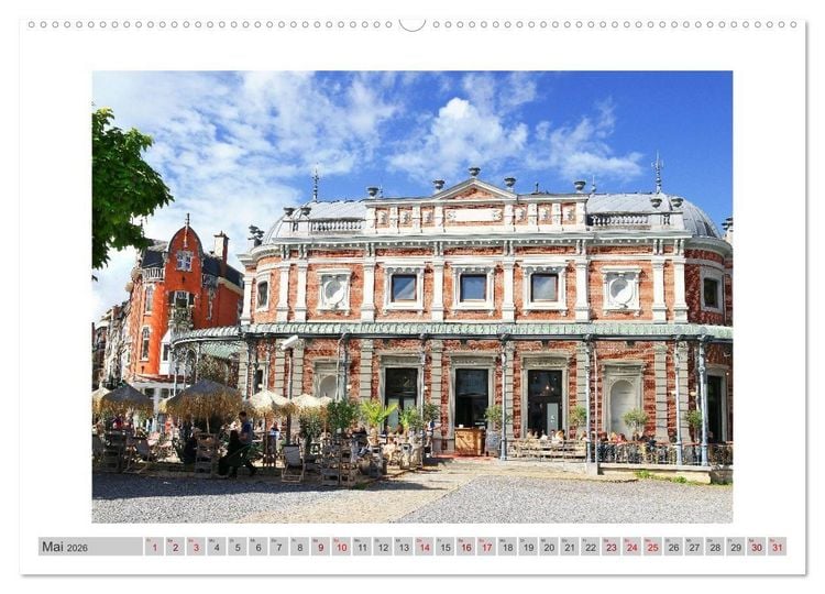 Produktbild: SPA - Die belgische Stadt des Wassers (hochwertiger Premium Wandkalender 2026 DIN A2 quer), Kunstdruck in Hochglanz