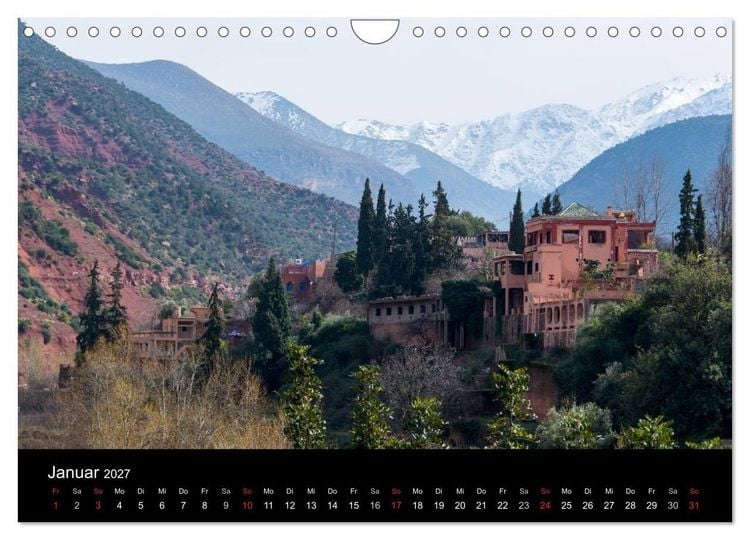 Produktbild: Marokko - Bilder einer Rundreise (Wandkalender 2027 DIN A4 quer), CALVENDO Monatskalender
