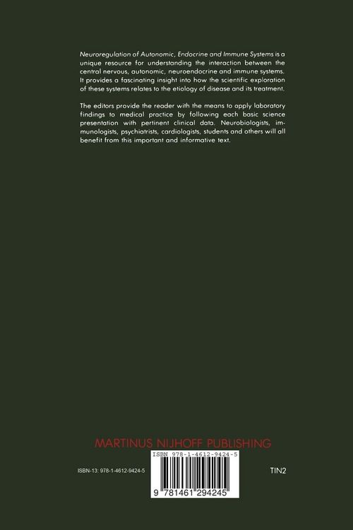 Produktbild: Neuroregulation of Autonomic, Endocrine and Immune Systems