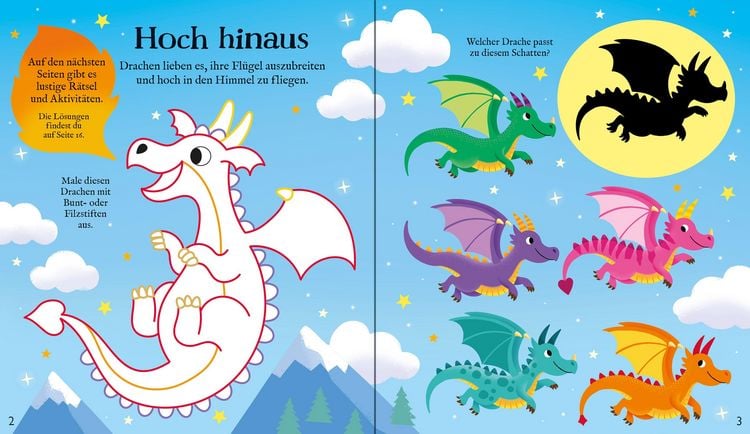 Produktbild: Mein buntes Glanzfolien-Buch: Schimmernde Drachen