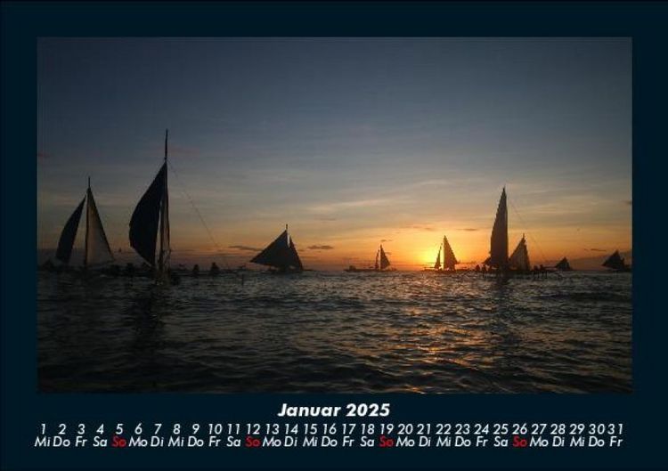 Produktbild: Boote 2025 Fotokalender DIN A5