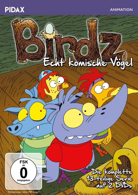 Produktbild: Birdz - Echt komische V&ouml;gel / Die komplette 13-teilige Kultserie (Pidax Animation) [2 DVDs]