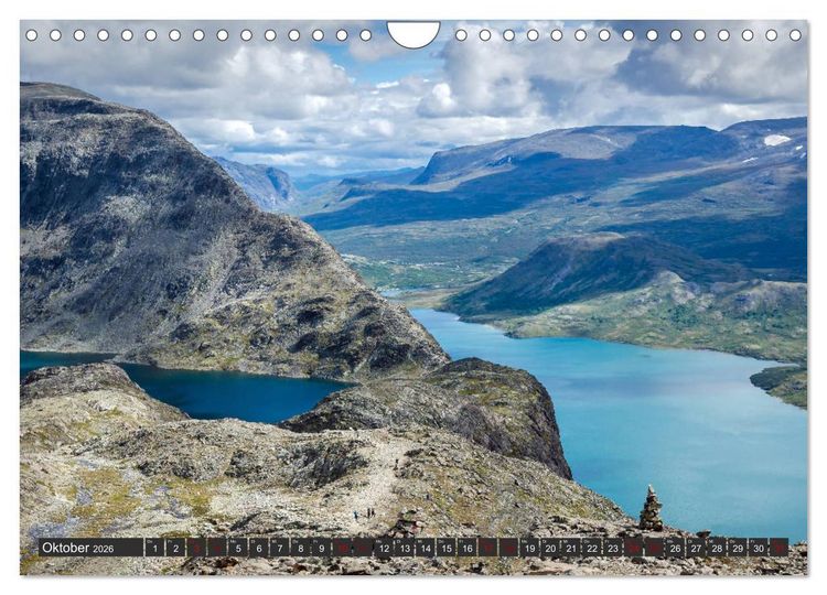 Produktbild: Norwegen, Oppland (Wandkalender 2026 DIN A4 quer), CALVENDO Monatskalender