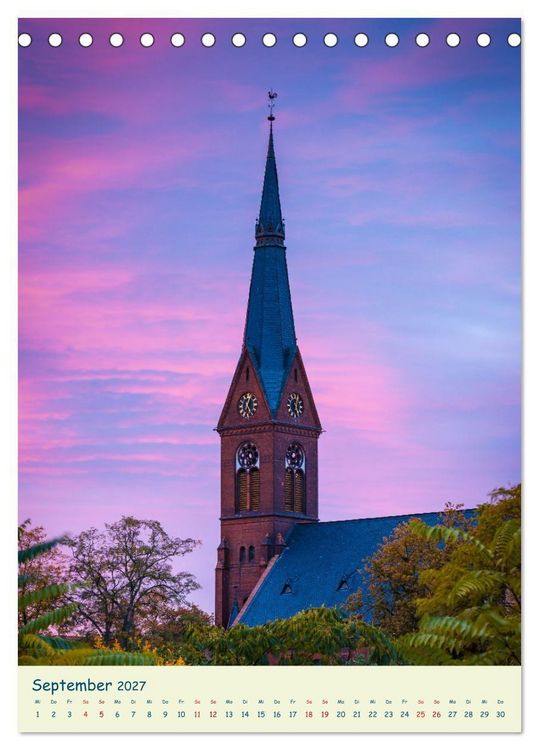 Produktbild: Halle/Saale - Meine Stadt im Licht (Tischkalender 2027 DIN A5 hoch), CALVENDO Monatskalender