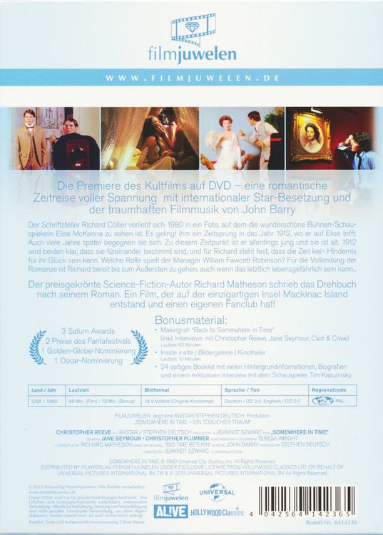 Produktbild: Ein t&ouml;dlicher Traum - Somewhere in Time - Filmjuwelen
