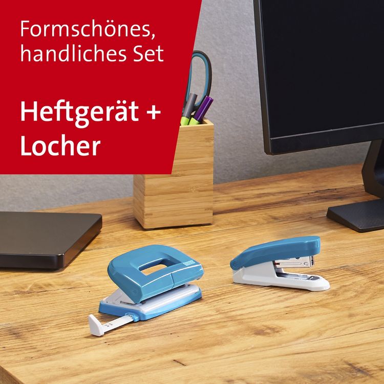 Produktbild: novus Locher und Heftger&auml;t petrol