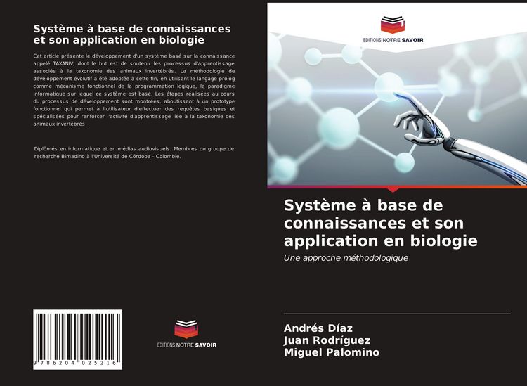 Produktbild: Syst&egrave;me &agrave; base de connaissances et son application en biologie