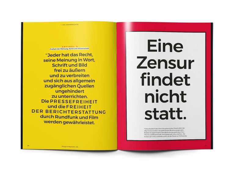 Produktbild: Das Grundgesetz als Magazin