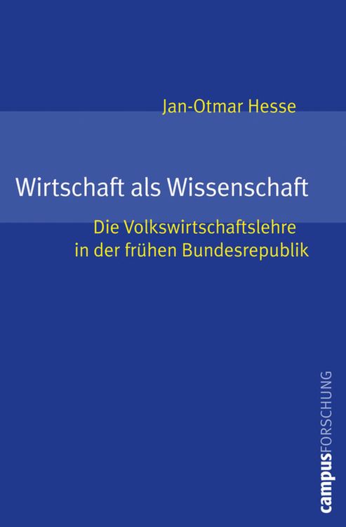 Produktbild: Wirtschaft als Wissenschaft