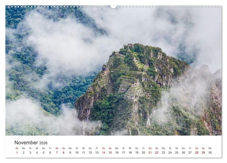 Produktbild: Macchu Picchu (Wandkalender 2026 DIN A2 quer), CALVENDO Monatskalender