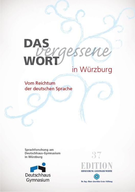 Produktbild: Das vergessene Wort in Würzburg