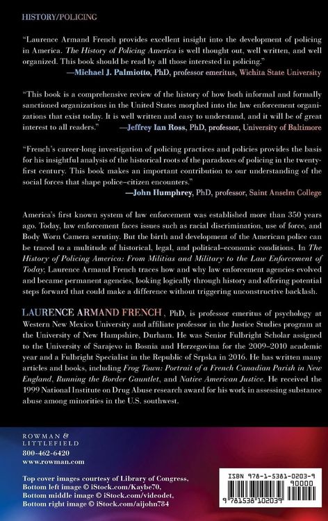 Produktbild: History of Policing America