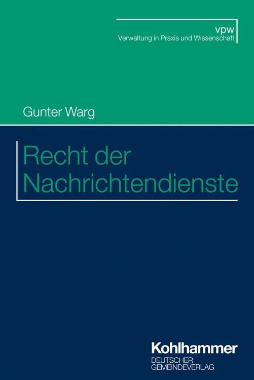 Produktbild: Recht der Nachrichtendienste