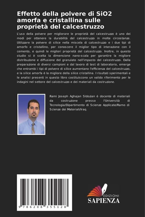 Produktbild: Effetto della polvere di SiO2 amorfa e cristallina sulle propriet&agrave; del calcestruzzo