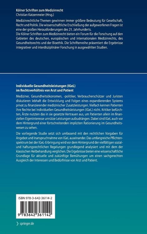 Produktbild: Individuelle Gesundheitsleistungen (IGeL)