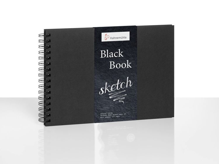 Produktbild: Hahnem&uuml;hle Papier Black Book, DIN A 5, 250 g/m&sup2;