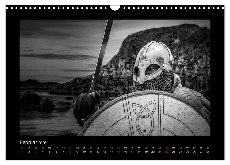 Produktbild: Wikinger und Krieger (Wandkalender 2026 DIN A3 quer), CALVENDO Monatskalender