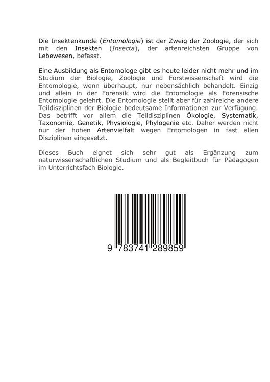 Produktbild: Insektenkunde