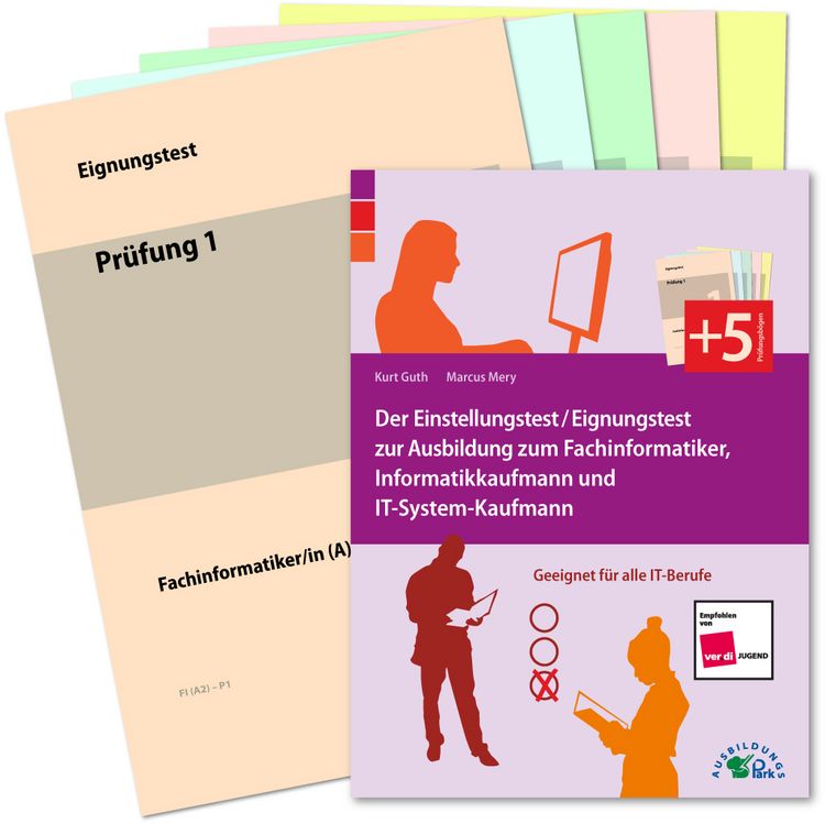 Produktbild: Der Eignungstest / Einstellungstest zur Ausbildung zum Fachinformatiker, Informatikkaufmann und IT-System-Kaufmann