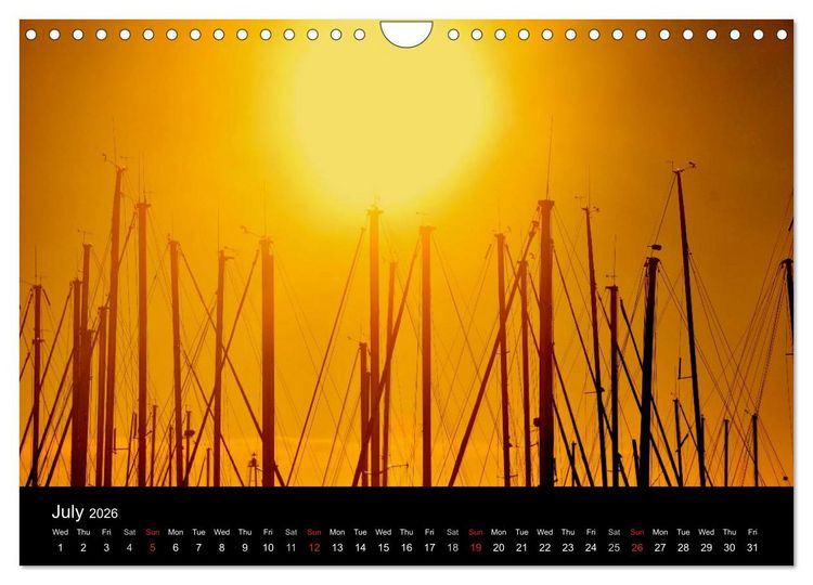 Produktbild: Marseille in my Heart (Wall Calendar 2026 DIN A4 landscape), CALVENDO 12 Month Wall Calendar