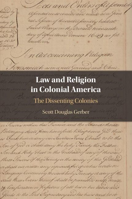 Produktbild: Law and Religion in Colonial America
