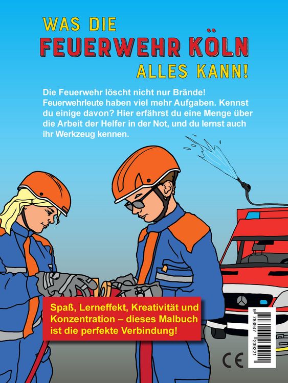 Produktbild: Mein Malbuch Feuerwehr K&ouml;ln