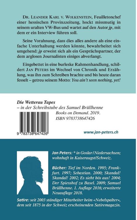 Produktbild: Die Wetterau Tapes