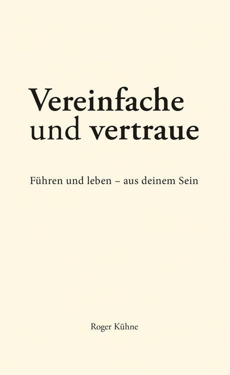 Produktbild: Vereinfache und vertraue
