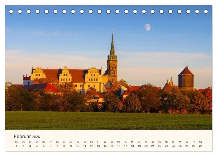 Produktbild: Bautzen - Perle der Oberlausitz (Tischkalender 2026 DIN A5 quer), CALVENDO Monatskalender