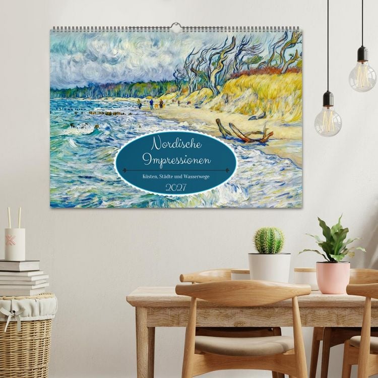 Produktbild: Nordische Impressionen - K&uuml;sten, St&auml;dte und Wasserwege (Wandkalender 2027 DIN A2 quer), CALVENDO Monatskalender