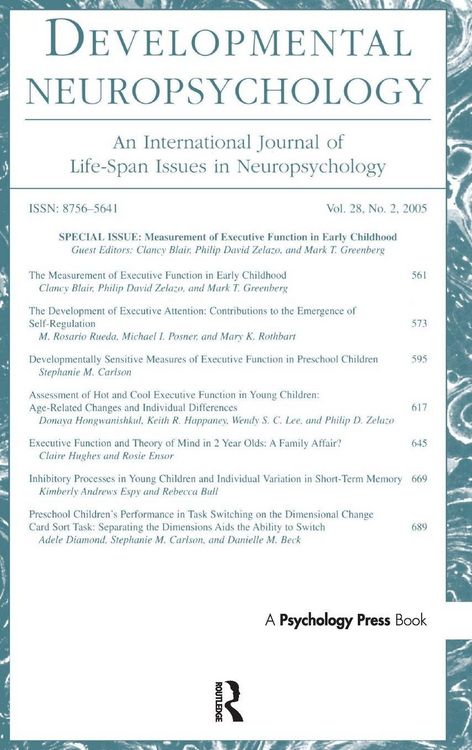 Produktbild: Measurement of Executive Function in Early Childhood