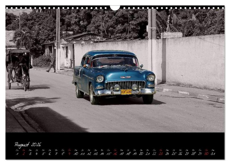 Produktbild: Kuba und die Oldtimer (Wandkalender 2026 DIN A3 quer), CALVENDO Monatskalender