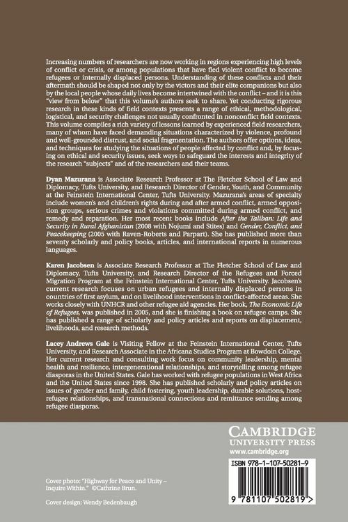 Produktbild: Research Methods in Conflict Settings